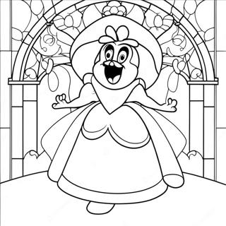 Disney Stained Glass Coloring Page 24413-19754