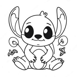 Halloween Stitch Coloring Pages