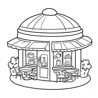 Butterbean Cafe Coloring Page 24423-19768