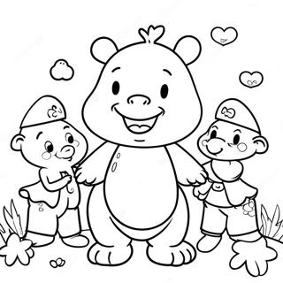 Butterbean Cafe Coloring Pages