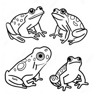 Colorful Life Cycle Of A Frog Coloring Page 24434-19777