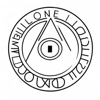 Alcoholics Anonymous Logo Coloring Page 24473-19804