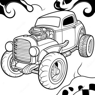 Bone Shaker Hot Wheels Coloring Pages