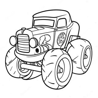 Bone Shaker Hot Wheels Coloring Page 24493-19824