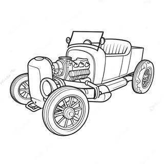 Bone Shaker Racing Car Coloring Page 24494-19818