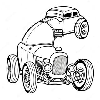 Bone Shaker Racing Car Coloring Page 24494-19820