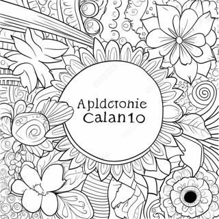 Colorful Spanish Vocabulary Coloring Page 24514-19837