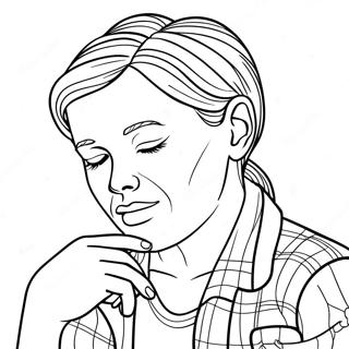 Mental Illness Depression Coloring Pages