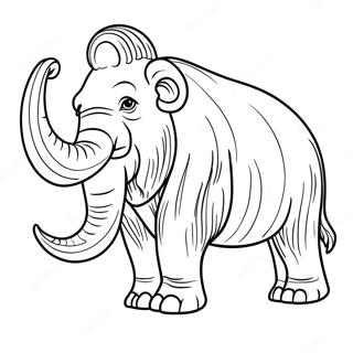 Woolly Mammoth Coloring Pages