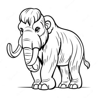 Woolly Mammoth Coloring Page 24553-19863