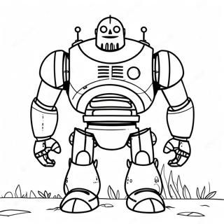 Friendly Iron Giant Coloring Page 24564-19877