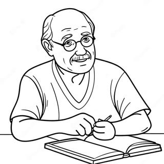 Grandpa Coloring Page 24583-19891