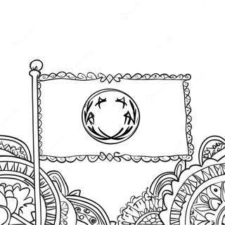 Guatemala Flag Coloring Page 24593-19898