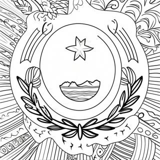 Guatemala Flag Coloring Page 24593-19899