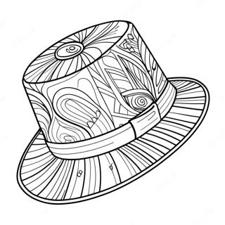 Hat Coloring Page 24603-19907