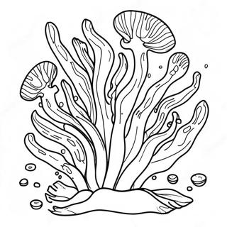 Seaweed Coloring Pages