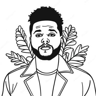 The Weeknd Coloring Page 24663-19955