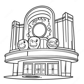 Movie Theater Coloring Pages