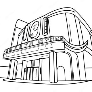 Movie Theater Coloring Page 24673-19959