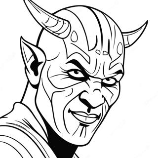 Darth Maul Coloring Page 24683-19971