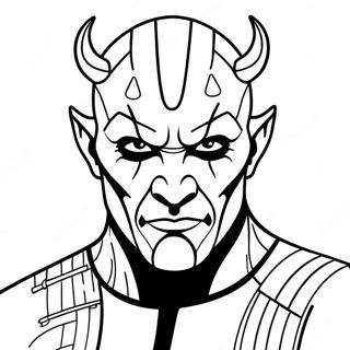 Darth Maul Coloring Page 24683-19972