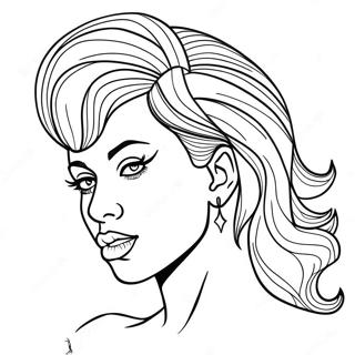 Lady Gaga Coloring Pages