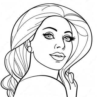 Lady Gaga Coloring Page 24713-19995