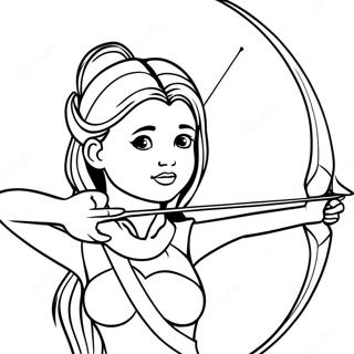 Bow And Arrow Coloring Pages