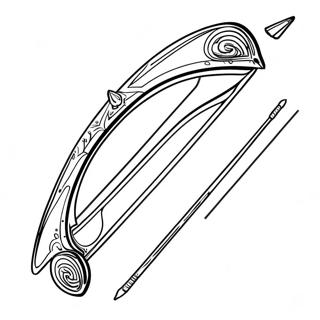 Bow And Arrow Coloring Page 24723-20003