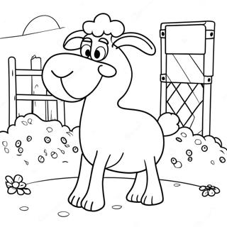 Shaun The Sheep Coloring Page 24733-20010