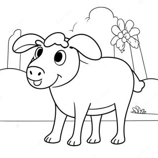 Shaun The Sheep Coloring Page 24733-20012