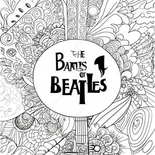 The Beatles Logo Coloring Page 24753-20024