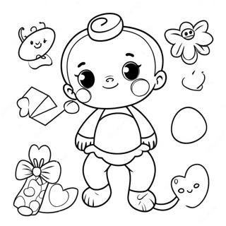 Baby Shower Abc Coloring Pages