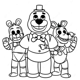 Puppet Fnaf Coloring Pages