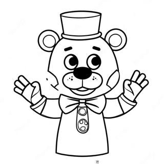 Puppet Fnaf Coloring Page 24803-20066