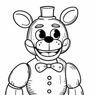 Creepy Puppet Fnaf Coloring Page 24804-20071