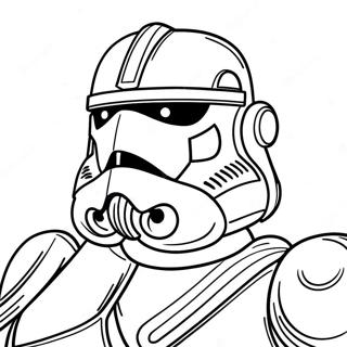 Clone Trooper Coloring Pages