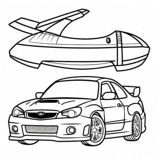 Subaru Coloring Pages