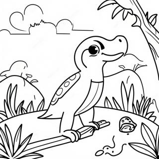 Costa Rica Tropical Wildlife Coloring Page 24903-20147