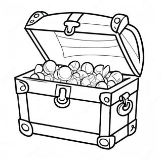 Treasure Chest Coloring Page 24933-20170