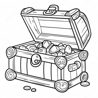 Pirate Treasure Chest Coloring Page 24934-20175