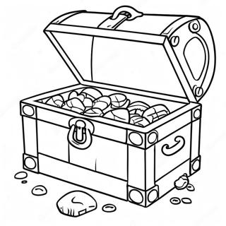 Pirate Treasure Chest Coloring Page 24934-20176