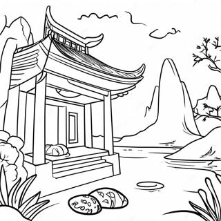 Asia Coloring Pages