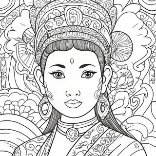 Asia Coloring Page 24943-20178