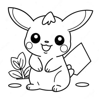 Cute Baby Pikachu Coloring Page 24994-20222