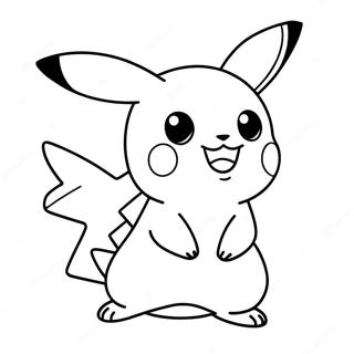 Cute Baby Pikachu Coloring Page 24994-20224