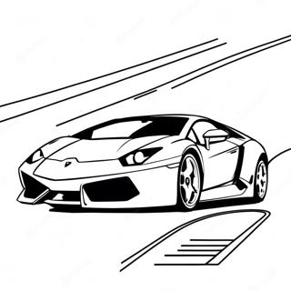 Speedy Lamborghini Racing Coloring Page 25004-20226