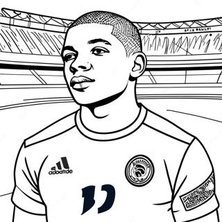 Mbappe Coloring Pages