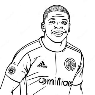 Mbappe Coloring Page 2501-2114