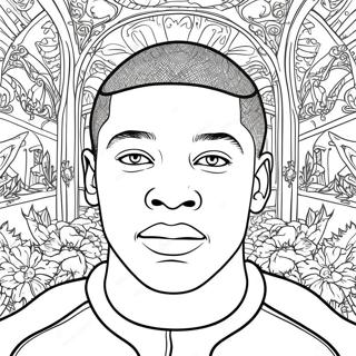 Mbappe Coloring Page 2501-2115